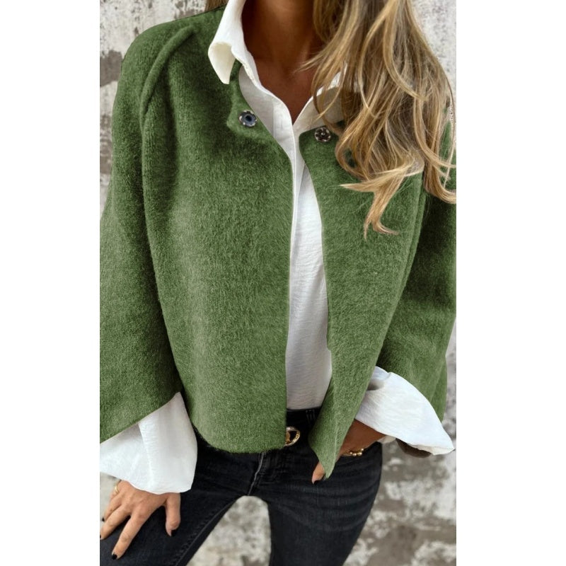 Laila™ | Kort jakke med elegant utslåtte ermer 6