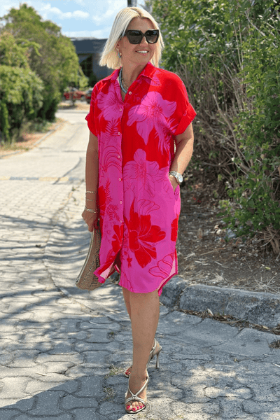 Naomi – Kjole med blomsterprint 0