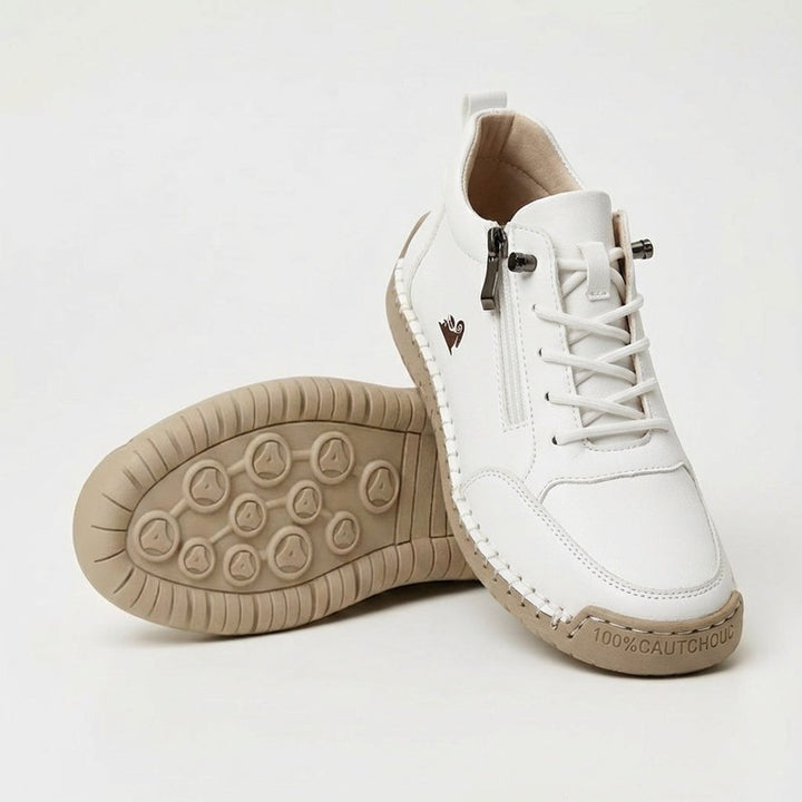Dames Sneakers - Rund Tå med Ekstra Plads