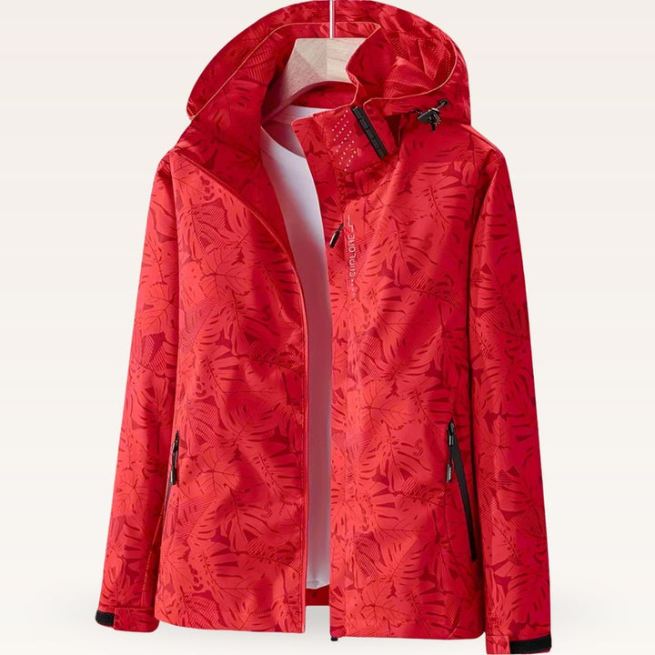 Dame Sommerjakke - Jakke med All-over Bladprint