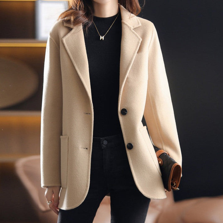 Damejakke med notched lapel - Struktureret fit