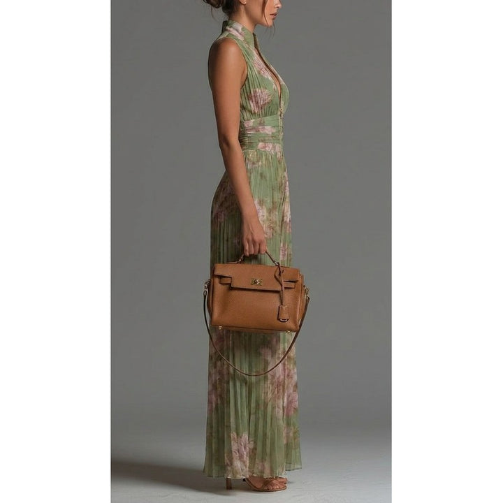 Dames Jumpsuit med Vide Ben - Blomstermønster