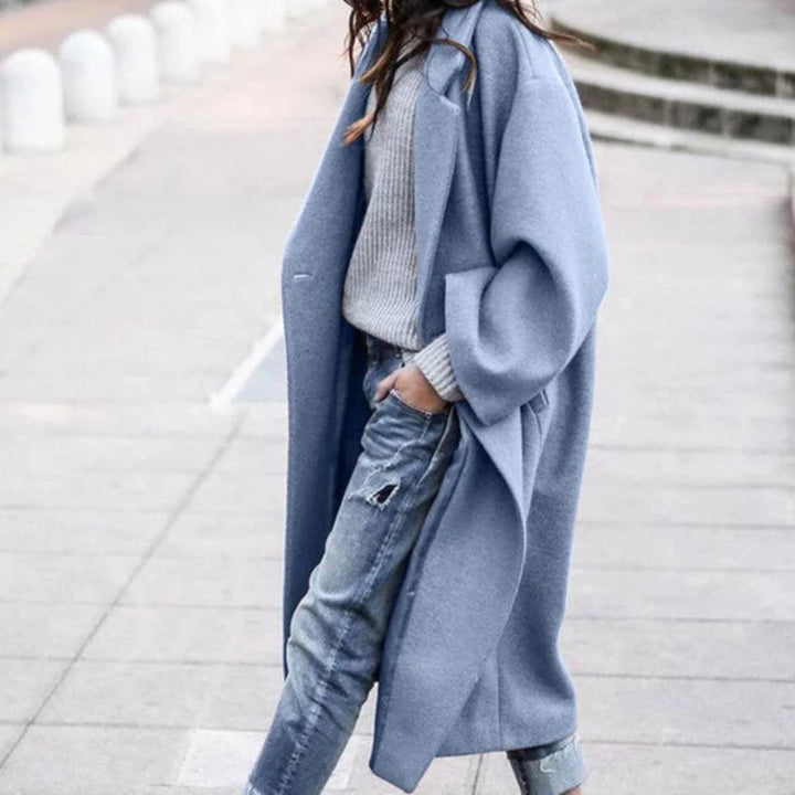 Dames Trenchcoat - Lang afslappet pasform