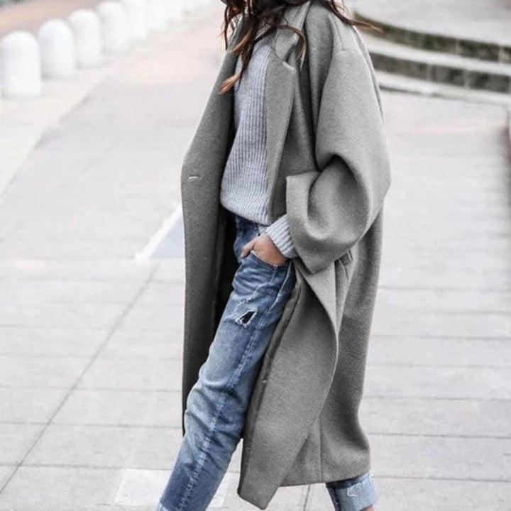 Dames Trenchcoat - Lang afslappet pasform