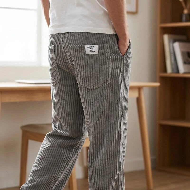 Herre Bukser med Elastisk Linning - Relaxed Fit