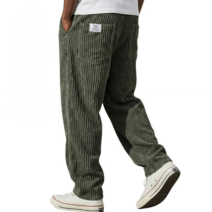 Herre Bukser med Elastisk Linning - Relaxed Fit