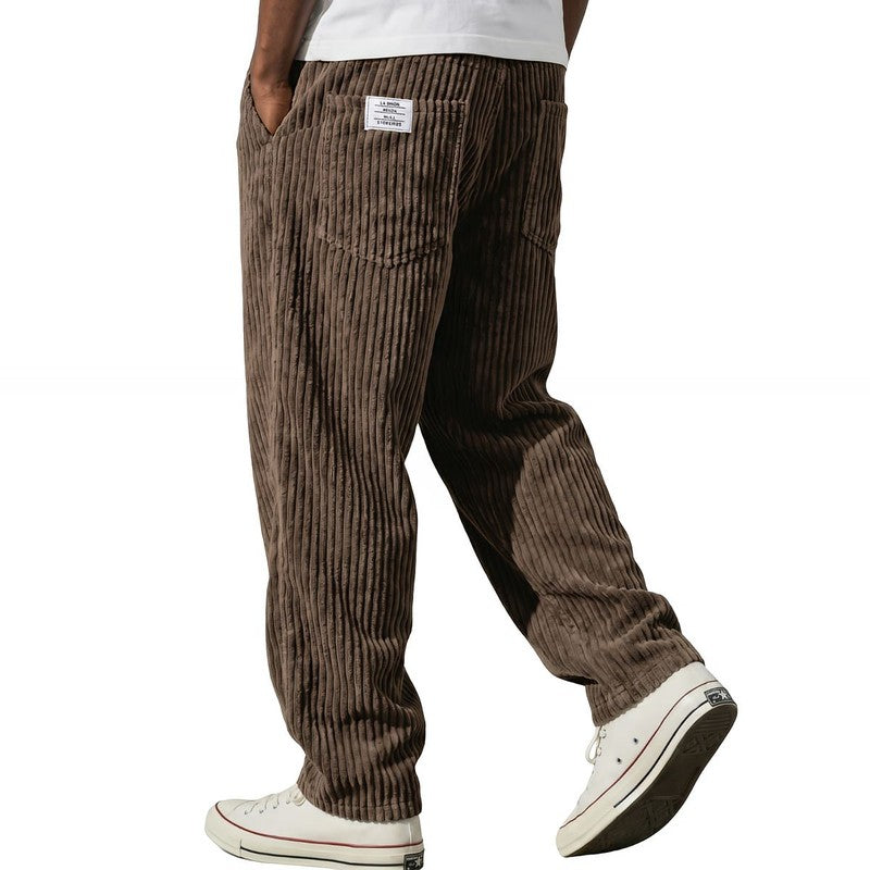 Herre Bukser med Elastisk Linning - Relaxed Fit
