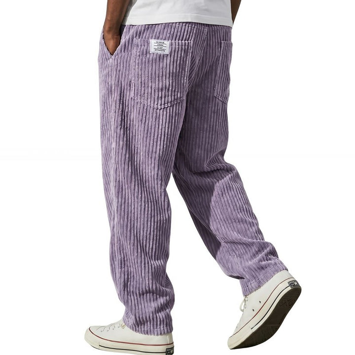 Herre Bukser med Elastisk Linning - Relaxed Fit