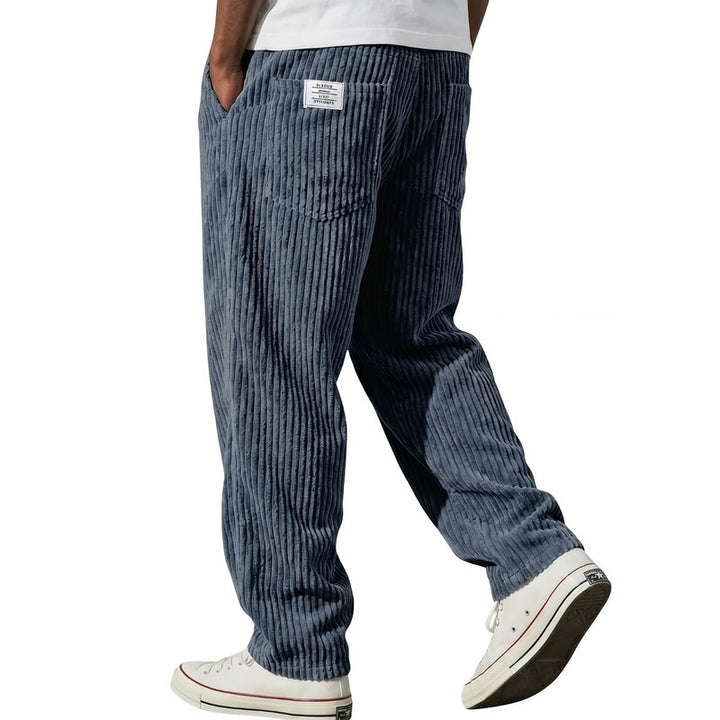 Herre Bukser med Elastisk Linning - Relaxed Fit