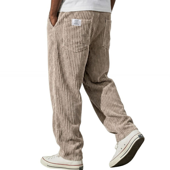 Herre Bukser med Elastisk Linning - Relaxed Fit
