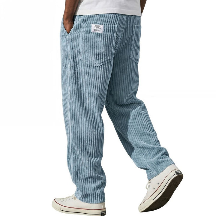 Herre Bukser med Elastisk Linning - Relaxed Fit