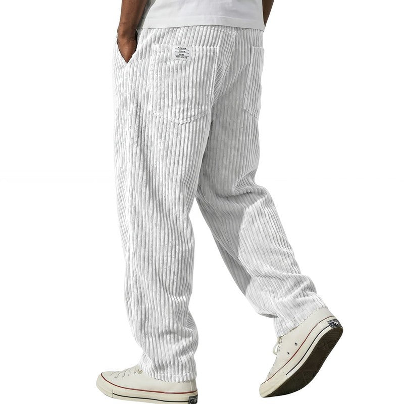 Herre Bukser med Elastisk Linning - Relaxed Fit