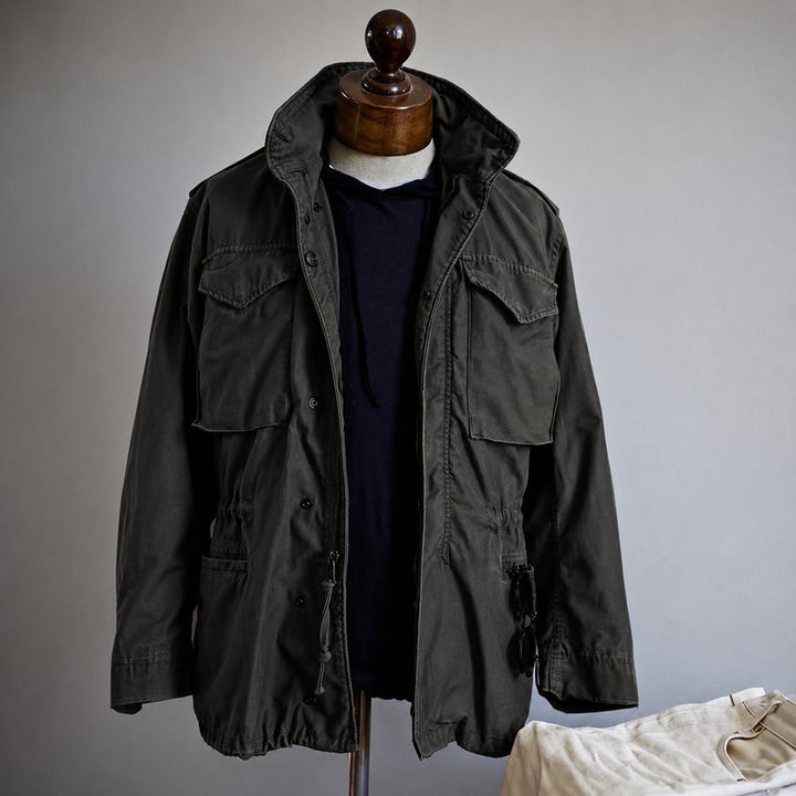 Herres militærjakke - Relaxed fit med flere lommer