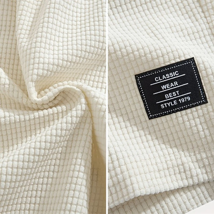 Herreshorts med elastisk talje og sidelommer