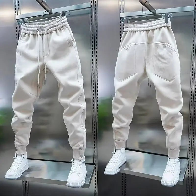 Joggingbukser med Elastisk Linning - Slim Fit
