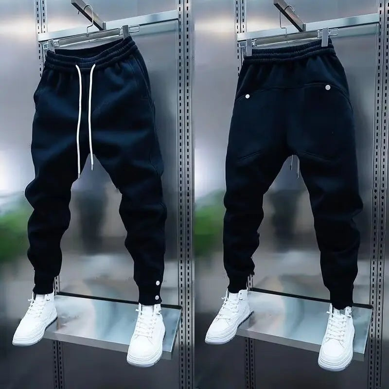 Joggingbukser med Elastisk Linning - Slim Fit