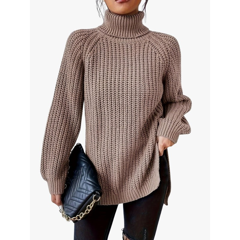 Kvinders turtleneck sweater - Relaxed fit