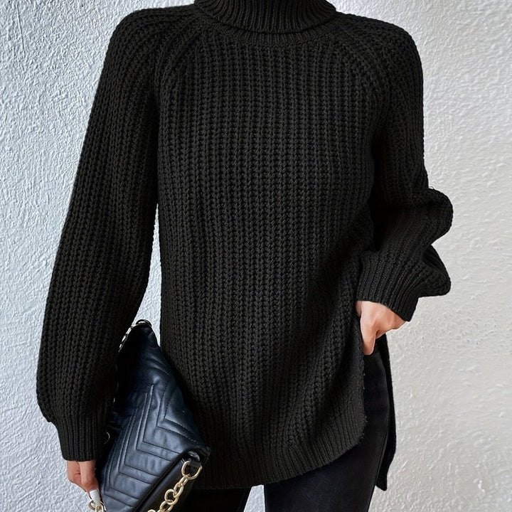 Kvinders turtleneck sweater - Relaxed fit