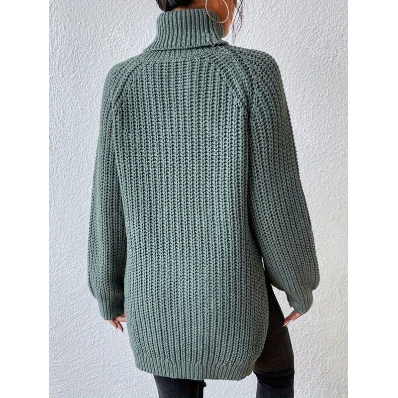 Kvinders turtleneck sweater - Relaxed fit