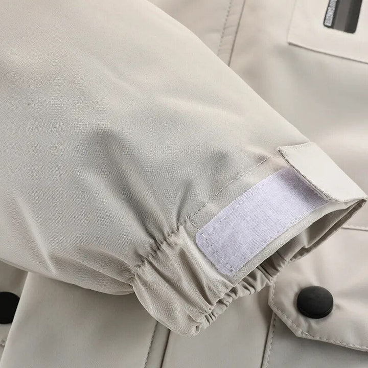 Winter parka med hætte og fleeceforet